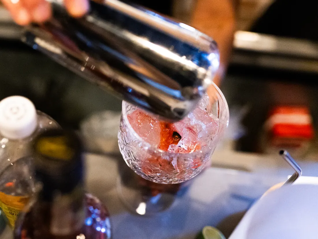 Bebidas preparadas en la barra